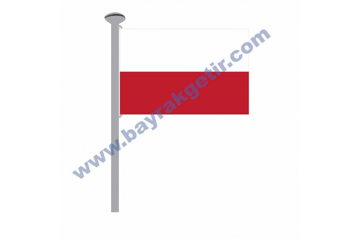 POLONYA GÖNDER BAYRAK 50x75 ( EBAT SEÇİNİZ ) POLONYA GÖNDER BAYRAK 50x75 ( EBAT SEÇİNİZ )